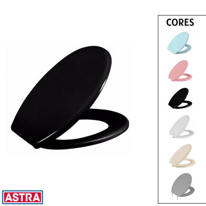 Imagem de Tampa Assento Vaso Sanitário Oval Universal Todas as Cores Astra