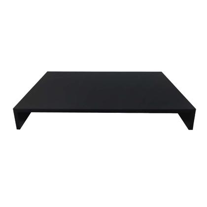 Imagem de Tampa em MDF para Fogão 5 Bocas Preto com mesa de vidro 76x66cm
