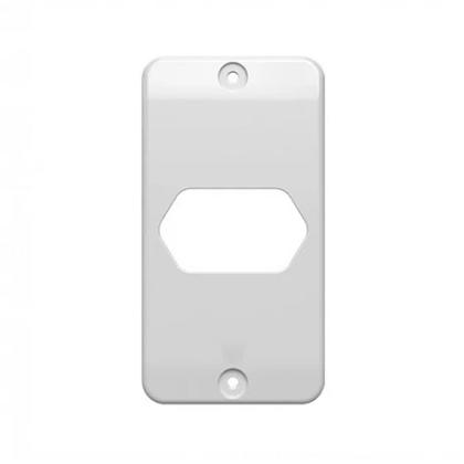 Imagem de Tampa Tomada Hexagonal Horizontal Condulete 1" Branco