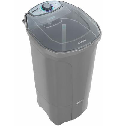 Imagem de Tanquinho lavadora Libell 10 kilos semiautomática com lavagem por turbilhonamento 127V Prata