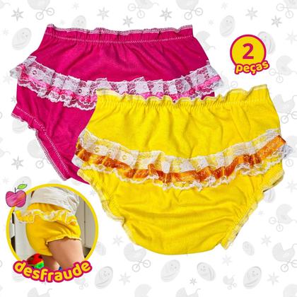 Imagem de Tapa Fralda Treinamento Desfruade Bebês Calcinha Cueca Infantil Redinha Personagem Macio Confortavel