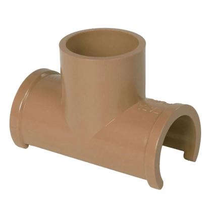 Imagem de Tapa Furo Tee Soldavel 25mm Marrom Estrela