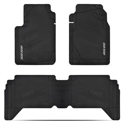 Imagem de Tapete Borracha Carro Preto Manual Hilux Cabine Dupla 2018