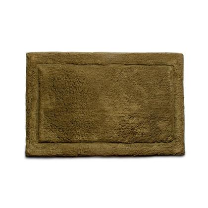 Imagem de Tapete De Banheiro Quarto Corredor Algodão Retangular Vizapi Kerala 60X90Cm Verde Oliva