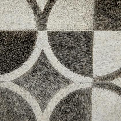 Imagem de Tapete de Couro Capacho de Porta Vizapi Berna 0,40mx0,80m Cinza