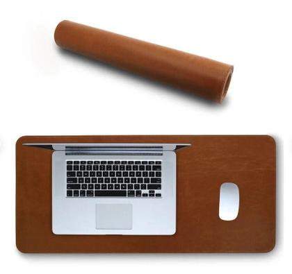 Imagem de Tapete Notebook 120X40 Deskpad Mesa Escritório+ Apoio Copo