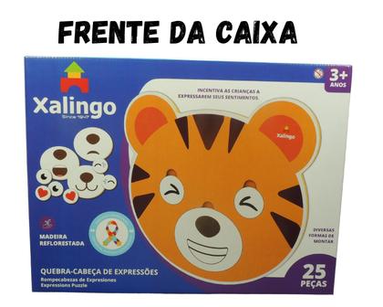 Imagem de TDAH Quebra - Cabeça Encaixe Expressões Xalingo Interativo  