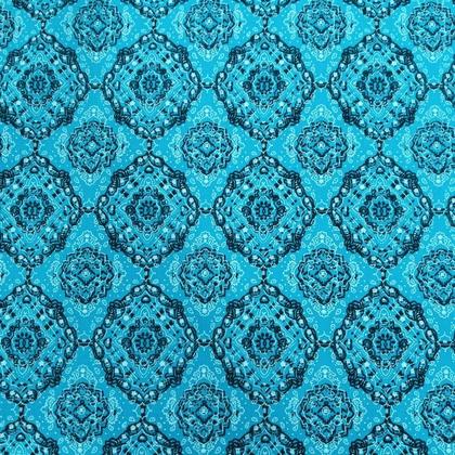 Imagem de Tecido Tricoline Estampado Bandana Azul