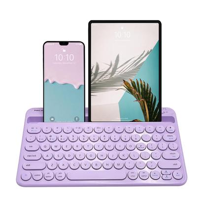 Imagem de Teclado Bluetooth Macally para iPad Mini/Air/Pro, iPhone roxo