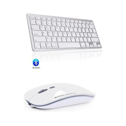 Imagem de Teclado Bluetooth + Mouse Bluetooth Mac Mini tablet M1 A2348 Branco