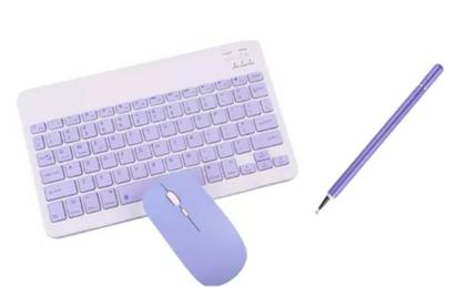 Imagem de Teclado BT recarregável E Mouse Bluetooth + Caneta Touch Ponta Fina Para Tablet Galaxy Tab S6 Lite