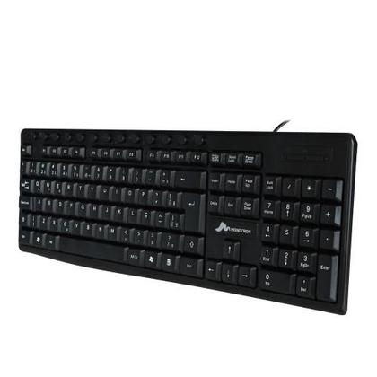 Imagem de Teclado com fio mn8260 preto 1,5m monocron