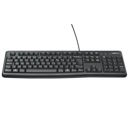 Imagem de Teclado com fio USB Logitech K120 Resistente à Respingos e Layout ABNT2 -920-004423