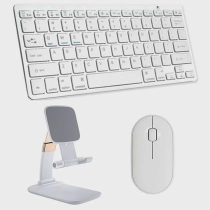 Imagem de Teclado e Mouse Bluetooth, Suporte Compatível Tablet Galaxy Tab Samsung A9 A9 S10 S9 S9 FE S10 FE Lenovo Tab A T290 Pad 5 Pro