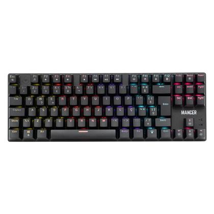 Imagem de Teclado Mecanico Gamer Mancer Shade MK2, Rainbow, Switch Huano Vermelho, Preto, MCR-SHM2-RBW01RD