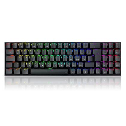 Imagem de Teclado Mecânico Gamer Redragon Zed Pro, RGB, Switch Brown, ABNT2, Black