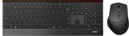 Imagem de Teclado Sem Fio Rapoo 9500M - Black (Ingles)