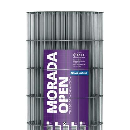 Imagem de Tela Alambrado Soldada Morada Open (Fio 2,30mm / Malha 6,5x15cm) - Rolo 25m