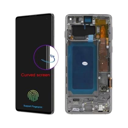 Imagem de Tela LCD Samsung Galaxy S10 plus Com Impressão Digital G975F Display Digital Touch