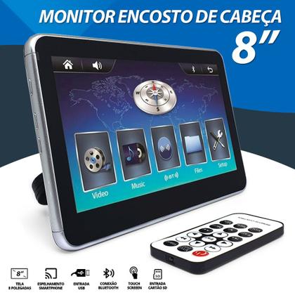 Imagem de Tela P/ Encosto Golf 1998 1999 2000 2001 2002 2003 8 Polegadas Independente USB Espelhamento Monitor Unidade Unitário