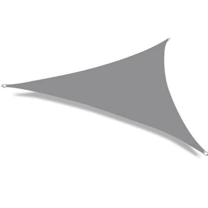 Imagem de Tela Sombreamento Cinza Toldo Garagem 3,6x3,6x3,6 Triangular