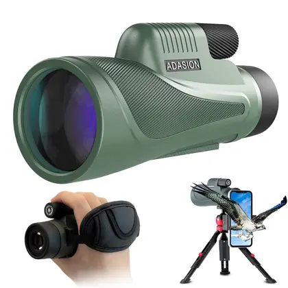 Imagem de Telescópio monocular Adasion 12x56 HD com adaptador de smartphone