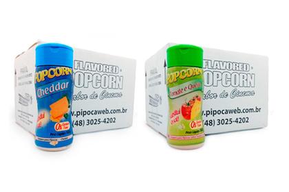 Imagem de Temperos Pipoca Cx 12 Un - Cheddar E Tomate Queijo