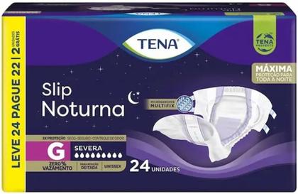 Imagem de Tena Slip Noturna, Fralda Geriátrica para Incontinência Urinária, G - Leve 24 Pague 22 unidades