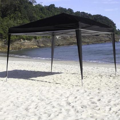 Imagem de Tenda Gazebo Alumínio 3x3 Preta 2122 - ACASA