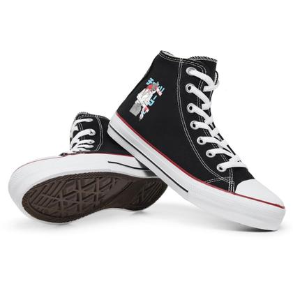 Imagem de Tênis Customizado Makima e Denji Chainsaw Man Anime Cano Alto