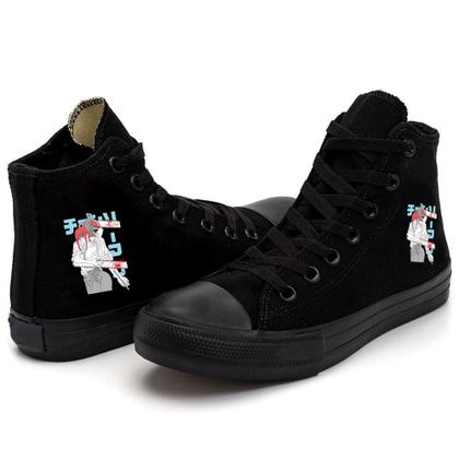 Imagem de Tênis Customizado Makima e Denji Chainsaw Man Anime Cano Alto
