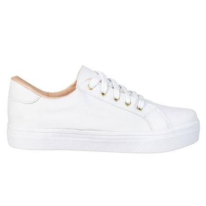 Imagem de Tenis Elastico Feminino Slip On Detalhes Rosa Slip On