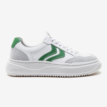 Imagem de Tênis Feminino Block Branco/Verde