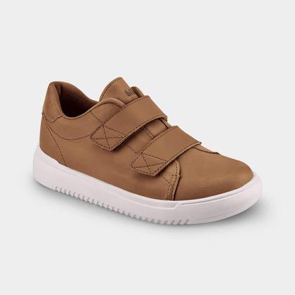 Imagem de Tênis Infantil Bibi New Way Marrom de Couro com Tiras