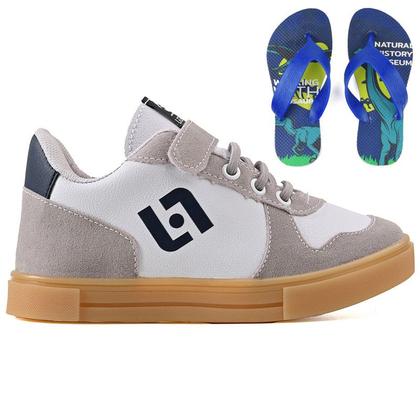 Imagem de Tenis Infantil Casual Sapatenis Meninos Meninas Street Calce Facil + Chinelo