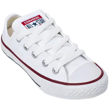 Imagem de Tênis Infantil Converse Original Chuck Taylor Canvas Cano Baixo Lona Branco