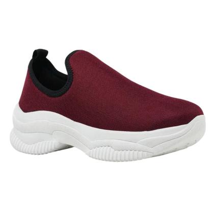 Imagem de Tênis Meia Slip On Casual Calce Fácil Ortopédico Ajuste Perfeito