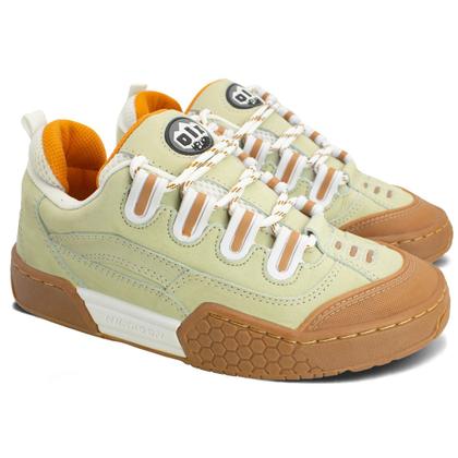 Tênis Qix Hexagon Alvejado Natural Nobuck - Tênis Esportivo