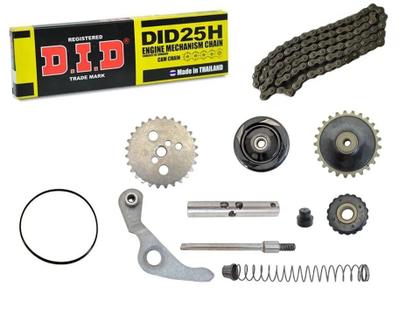 Imagem de Tensor+guia+corrente Comando+oring Magneto Biz 100 (11 Pçs)