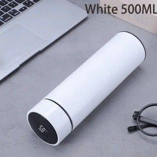 Imagem de Térmica Garrafa Sensor Temperatura Digital Inox Café Bebidas 500ml