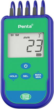 Imagem de Termometro Full Gauge Refrigeração Liquidos Penta 5 Sensores