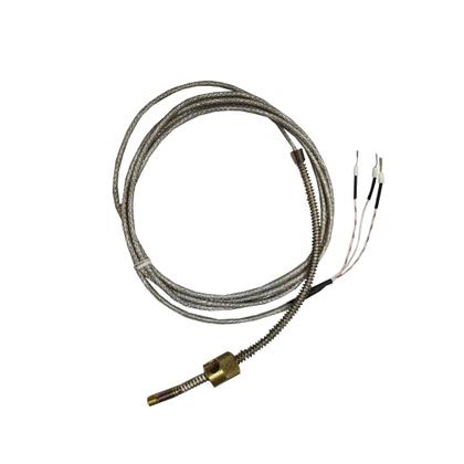 Imagem de Termopar - pt100 3 fios ponta 6mm 2000mm adaptador baioneta wje