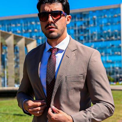 Imagem de Terno/Costume Microfibra - Marrom