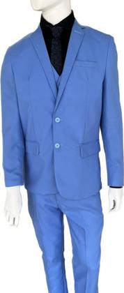 Imagem de Terno Masculino Slim Azul Bebe Paleto e Calça Terra Forte Ternos