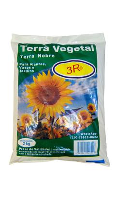 Imagem de Terra Vegetal Adubada 2 Kg Composto Orgânico 3r
