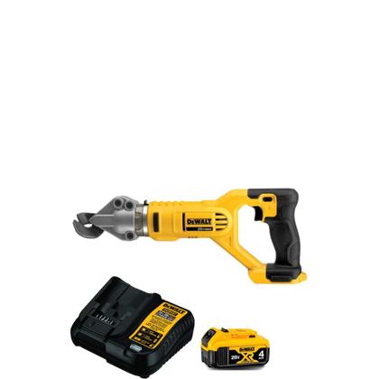 Imagem de Tesoura Eletrica Chapa A Bateria 20V 4AH Dcs496b Dewalt Bivolt