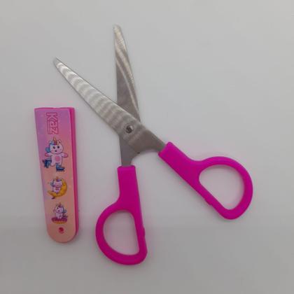 Imagem de Tesoura Escolar Com Capa Protetora 12 cm - Kaz