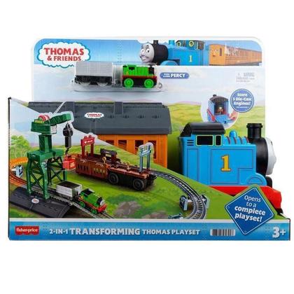 Thomas E Seus Amigos Playset Transformável 2Em1 Mattel Gxh08
