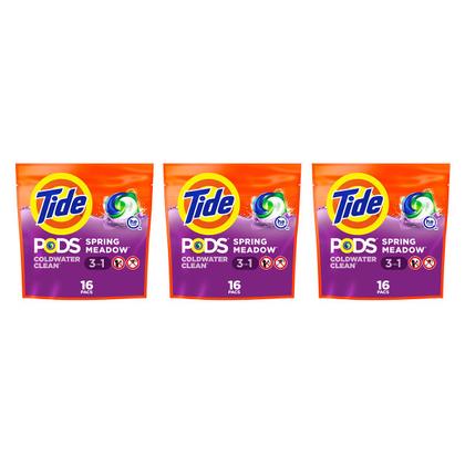 Imagem de Tide Pods Detergente Para Lavar Roupas C/16 Capsulas  3 Un