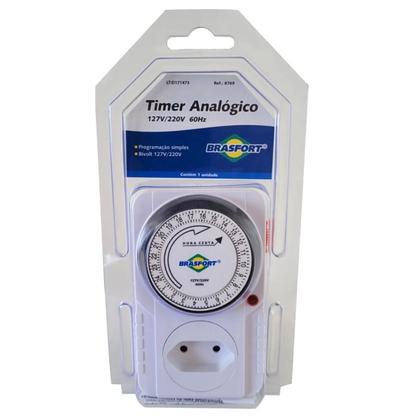Imagem de Timer Analógico Bivolt Temporizador Programável Liga Desliga Cafeteira Luz